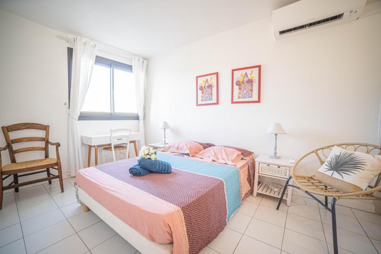 Le Sunrise Vue Mer Acces Plage- Spacieux-2 Terrasses-Wifi - Confort -Top Pros Servicesconciergerielagrandemotte ลา กร็องเดอ-ม็อต ภายนอก รูปภาพ