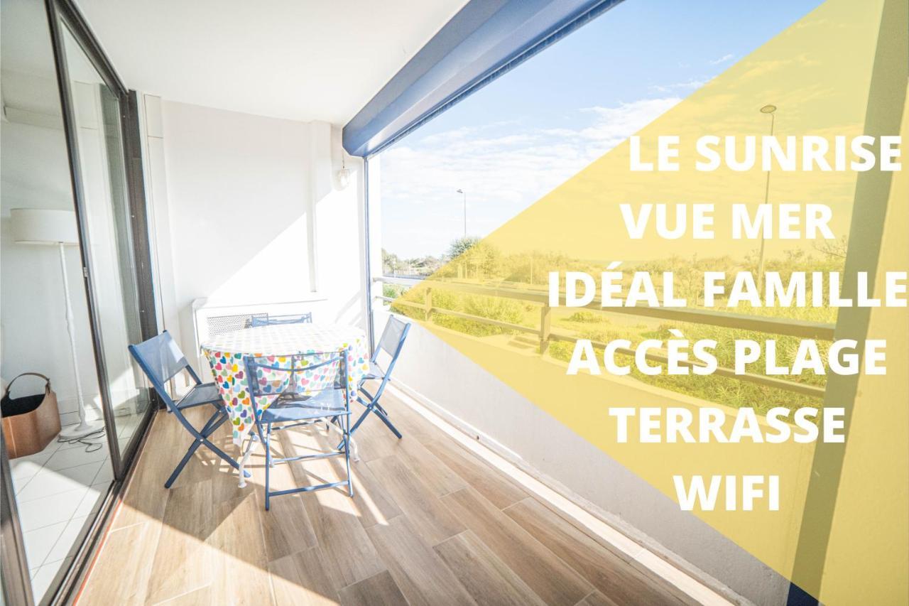 Le Sunrise Vue Mer Acces Plage- Spacieux-2 Terrasses-Wifi - Confort -Top Pros Servicesconciergerielagrandemotte ลา กร็องเดอ-ม็อต ภายนอก รูปภาพ