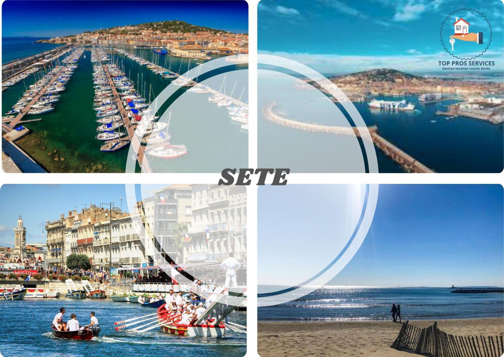 Le Sunrise Vue Mer Acces Plage- Spacieux-2 Terrasses-Wifi - Confort -Top Pros Servicesconciergerielagrandemotte ลา กร็องเดอ-ม็อต ภายนอก รูปภาพ